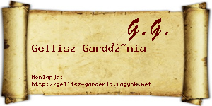 Gellisz Gardénia névjegykártya